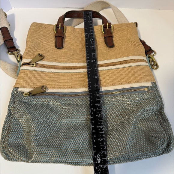 Fossil Womens Explorer Fold Over Bag - Picture 10 of 13